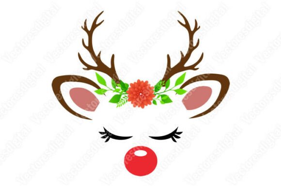 Christmas Reindeer Graphics: Fresh Illustrations
