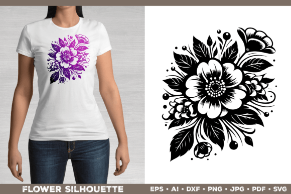 Flower Design SVG: Elegant Graphics for Crafts
