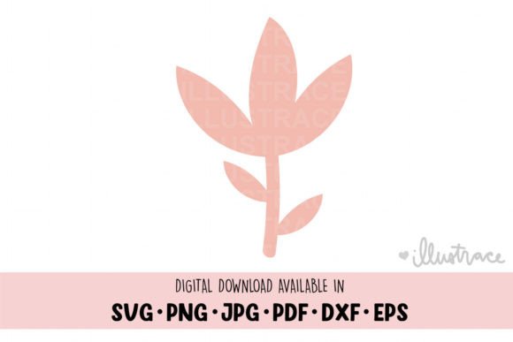 Flower Silhouette SVG: Crafts & Graphics