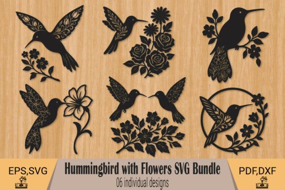 Hummingbird SVG for Laser Cutting & Home Decor
