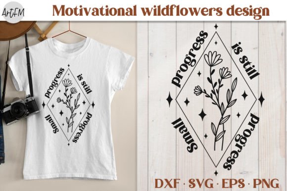 Inspirational Wildflowers Quote SVG for Crafts & Graphics