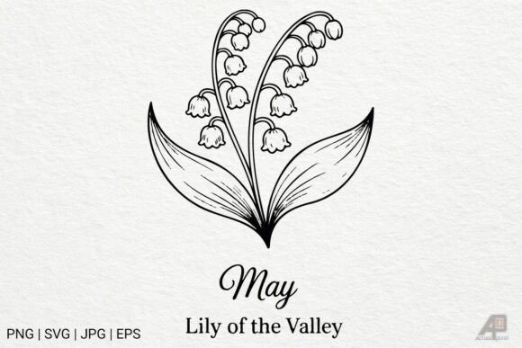 Review: Birth Month Flowers Line Art SVG PNG for Embroidery