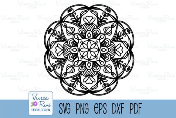 Review: Mandala Spring Floral Intricate SVG for Embroidery