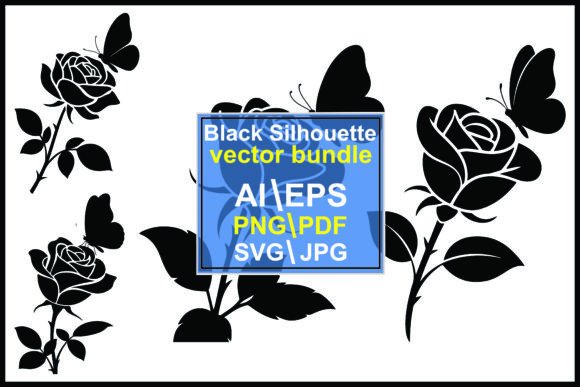 Silhouette Roses with Butterflies Bundle Review