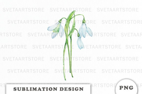 Snowdrop Bouquet Graphics: A Seller's Review