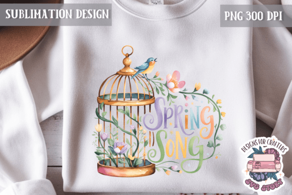 Spring Sublimation Quote PNG Flowers: Graphics & Illustrations