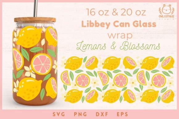 Summer Lemons Glass Can Wrap: A Designer's Stitch Review
